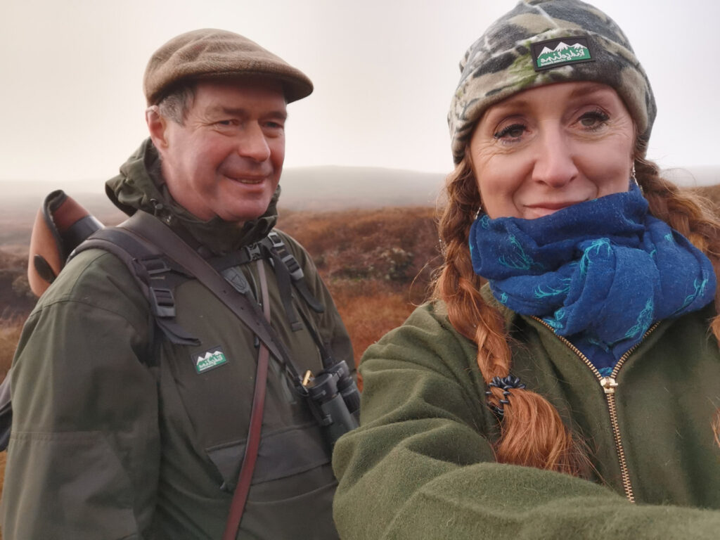 stag stalking in remote Scotland with Richard MacGregor and Linda Mellor